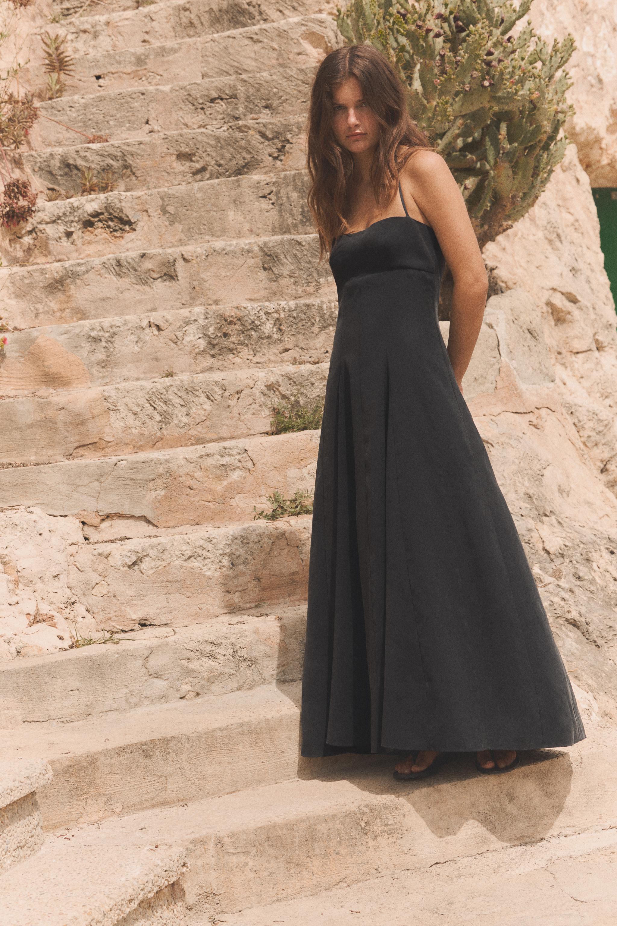 POLKA DOT MIDI DRESS